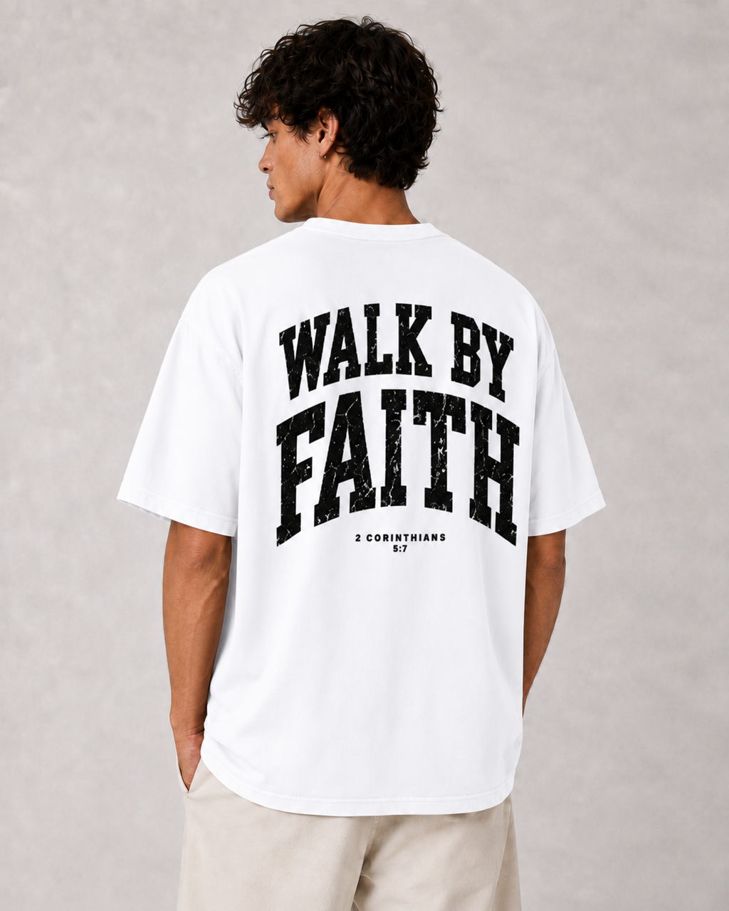 Walk By Faith Cotton Tee