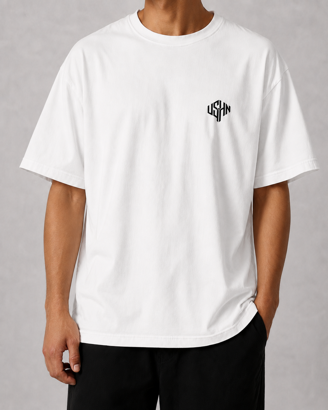 Not By Sight Oversized Cotton Tee