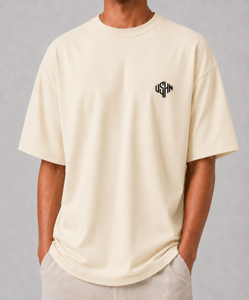 Not By Sight Oversized Cotton Tee