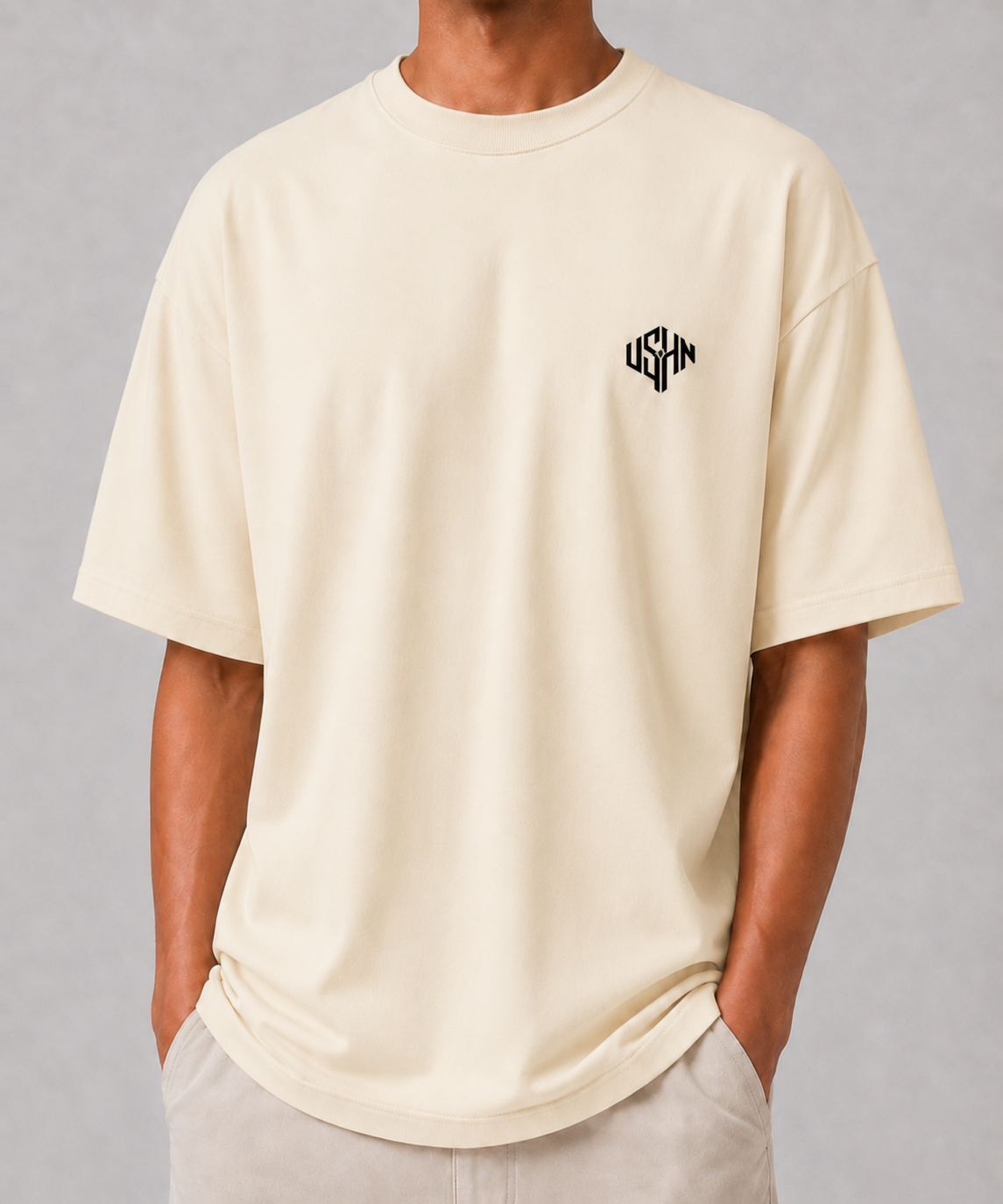 Not By Sight Oversized Cotton Tee