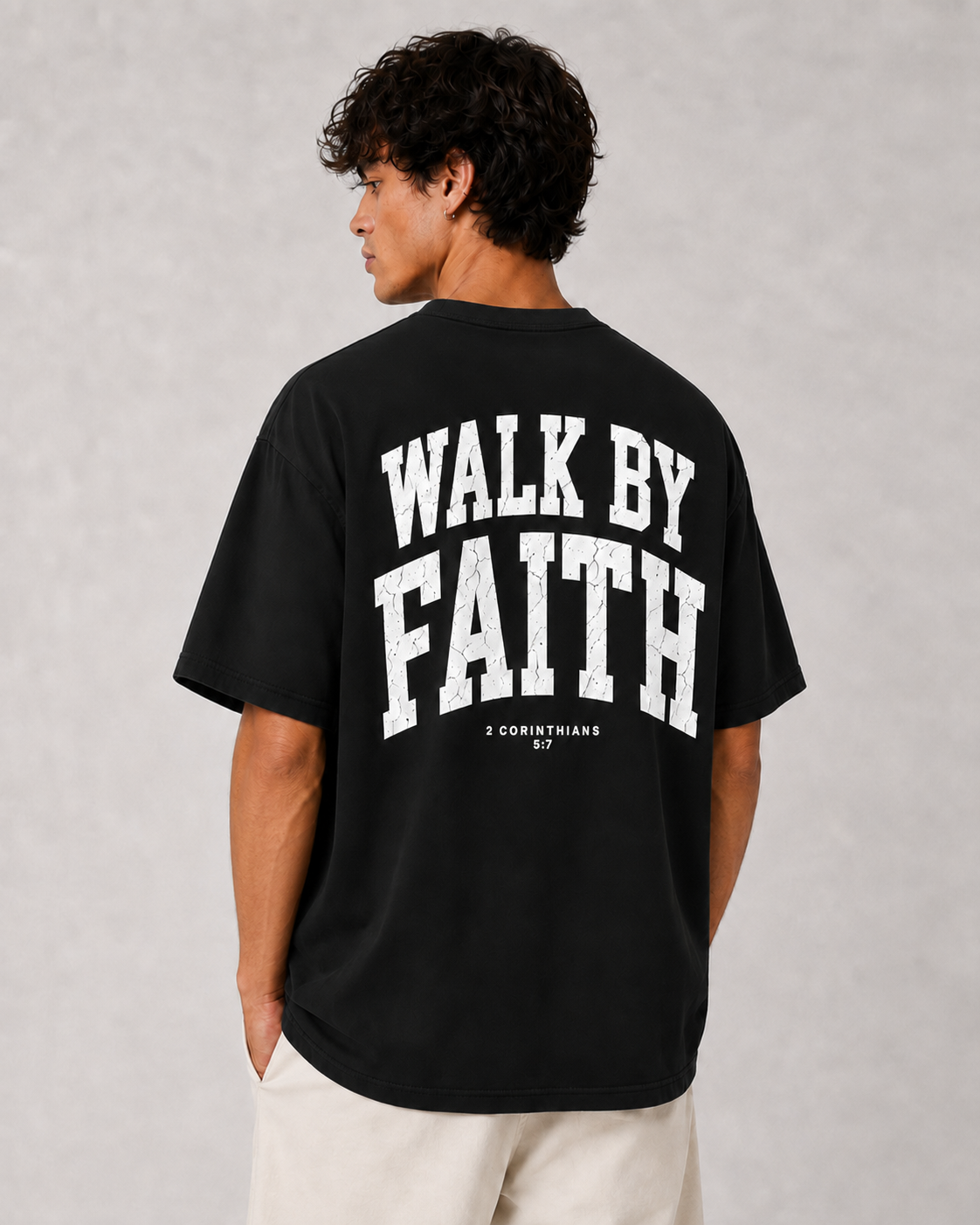 Walk By Faith Cotton Tee
