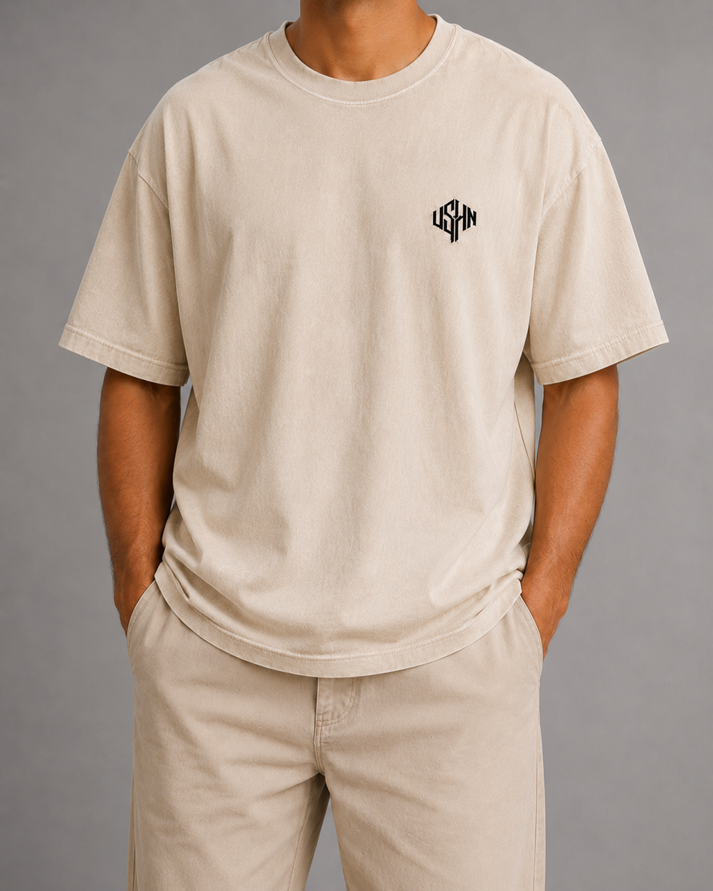 Not By Sight Washed Oversized Cotton Tee
