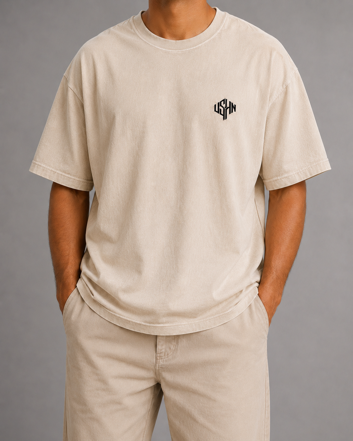 Not By Sight Washed Oversized Cotton Tee