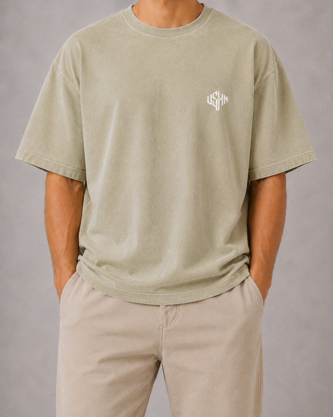 Not By Sight Washed Oversized Cotton Tee