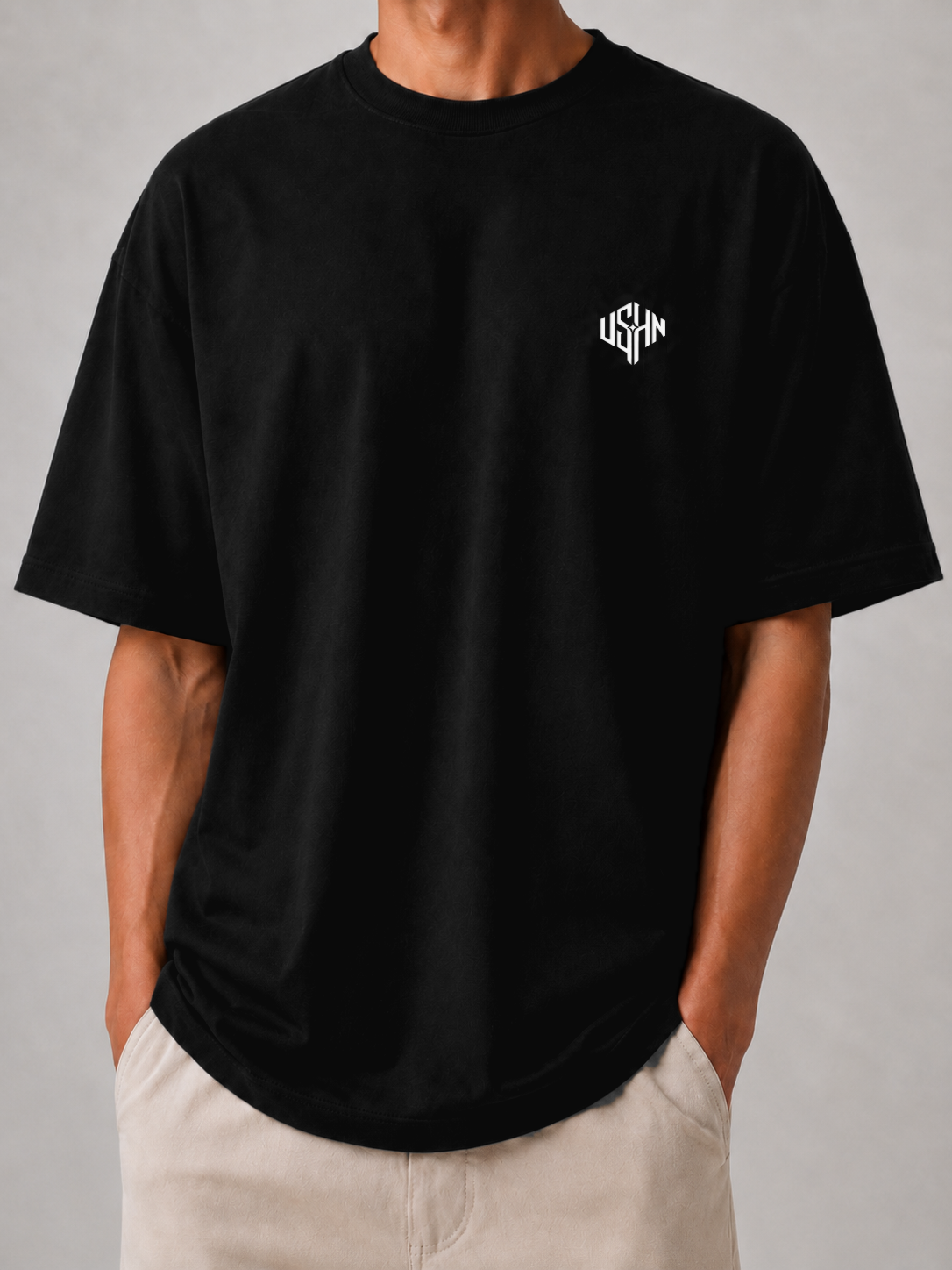 Not By Sight Oversized Cotton Tee