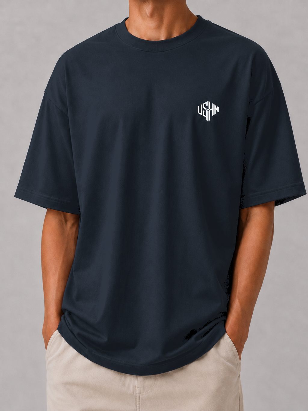 Not By Sight Oversized Cotton Tee