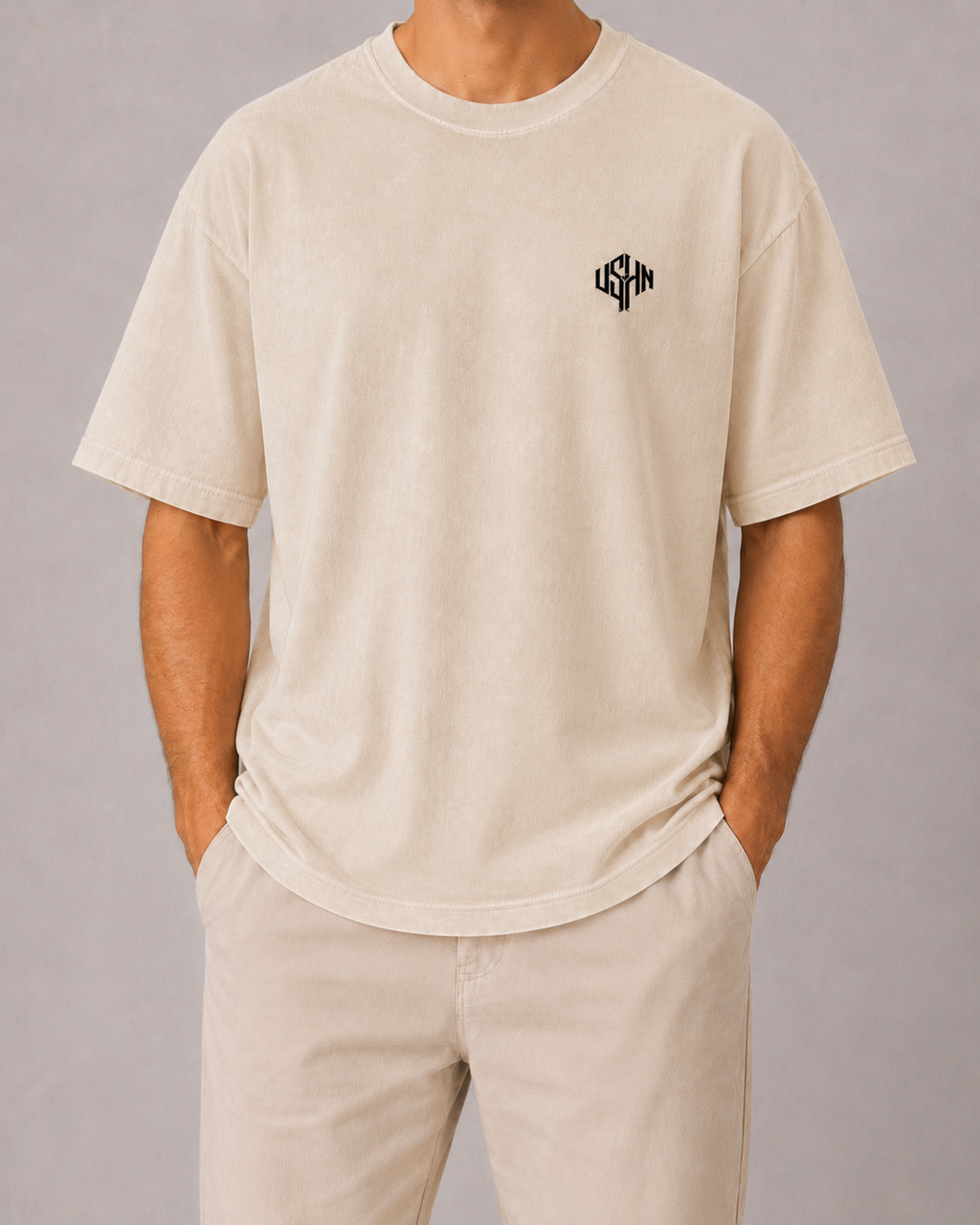 Walk By Faith Washed Oversized Cotton Tee