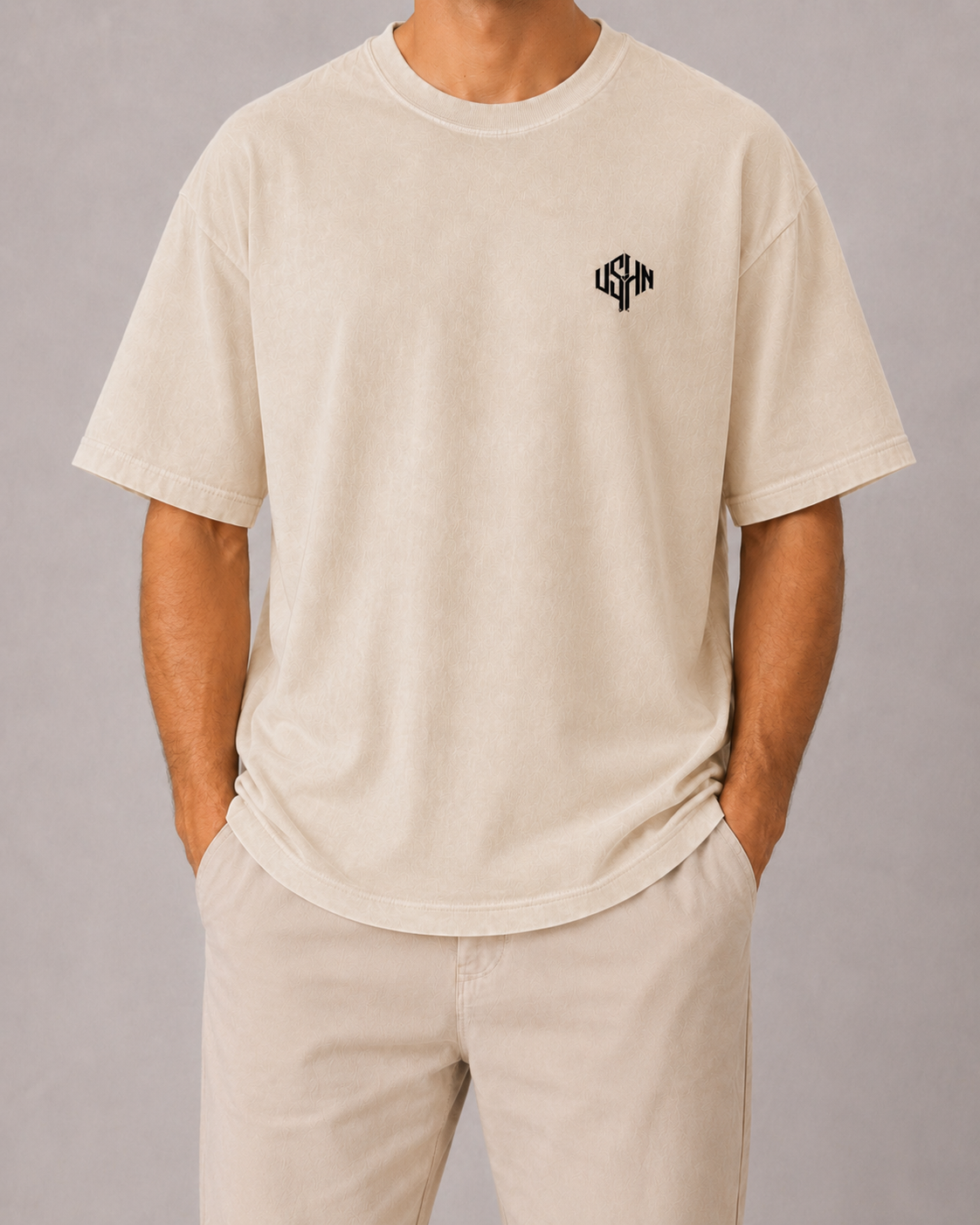 Walk By Faith Washed Oversized Cotton Tee