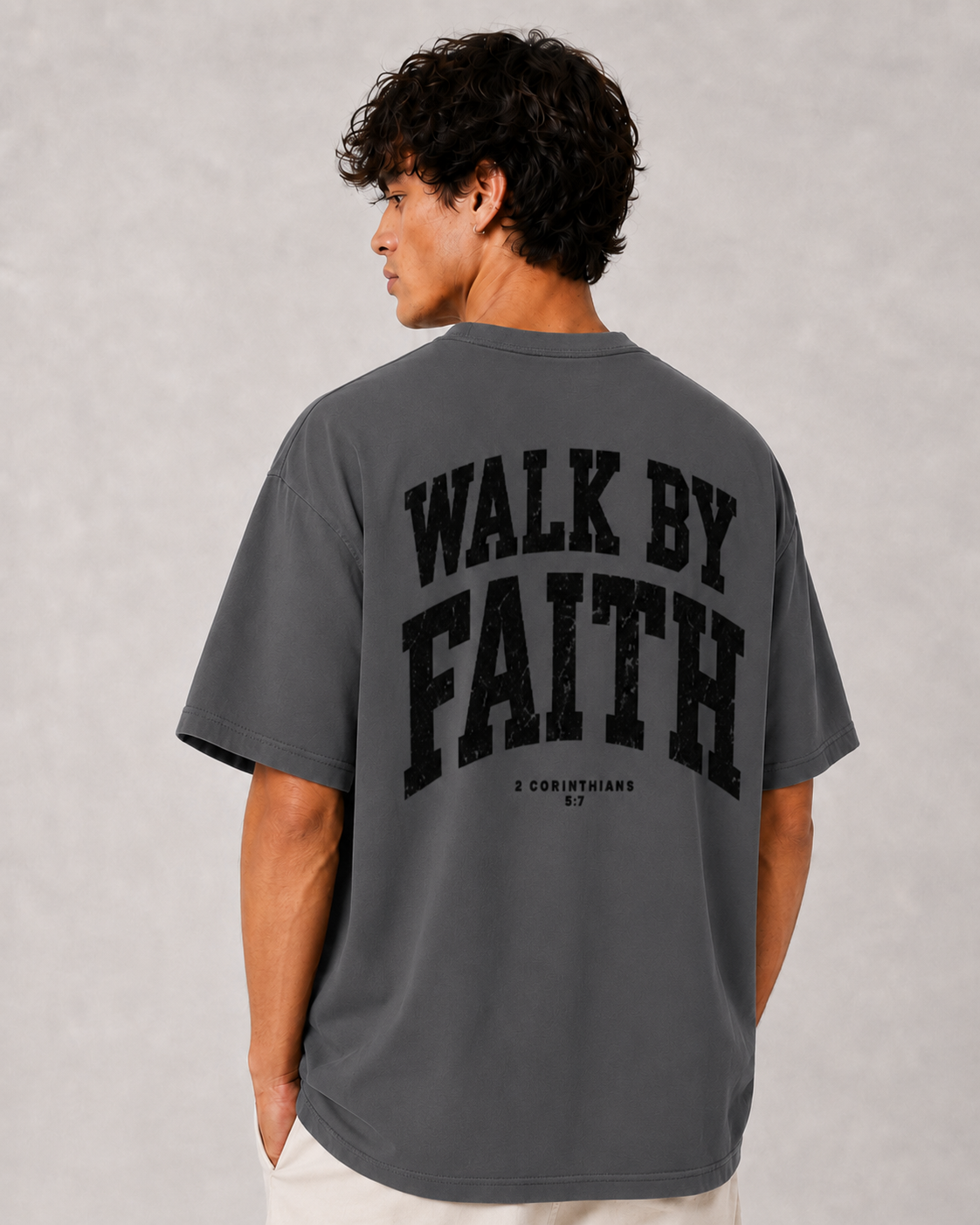 Walk By Faith Cotton Tee